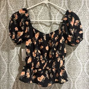 NWT! Women’s XS floral blouse
